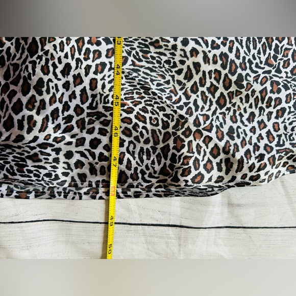 Women’s Animal Print Contrast Trim Satin Maxi Slip Dress and Robe Set Size S/M - Picture 8 of 16